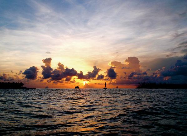 Key West Sunset, taken from Second Wind off Mallory Square.