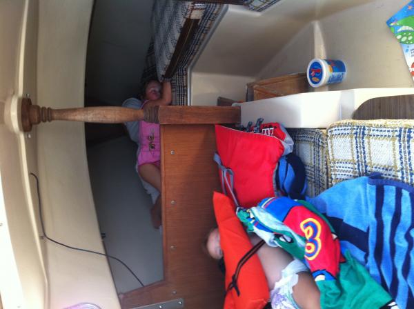 Kids sleeping.