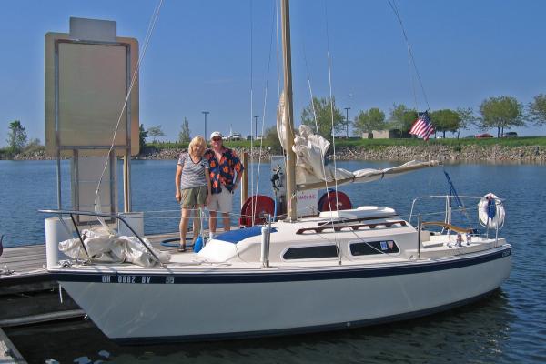 Lake Erie, Cleveland Ohio. 05-23-10
Kevin &amp; Marsha on the &quot;StarLyte&quot;