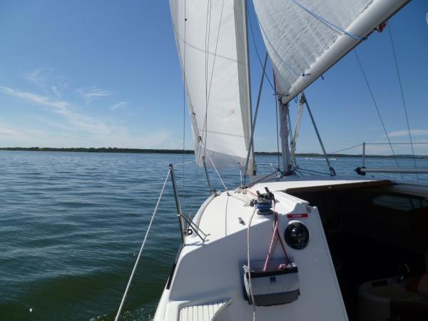 Lake Pend Oreille under sail