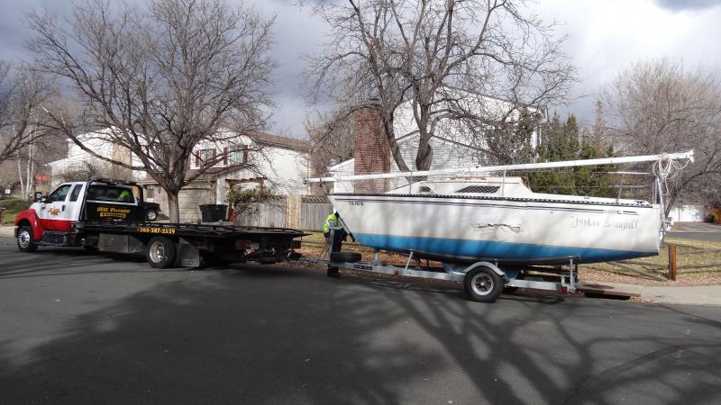 Last Look as she's hauled off to the breakers