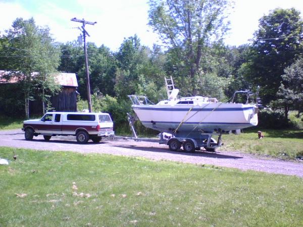 Last minute prep before heading to the lake 2009.