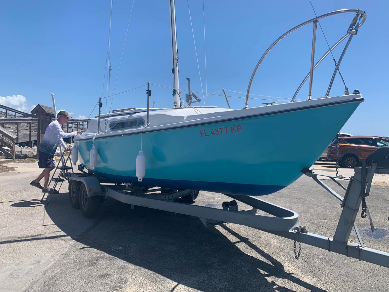 Launching on St. George Island, Fl