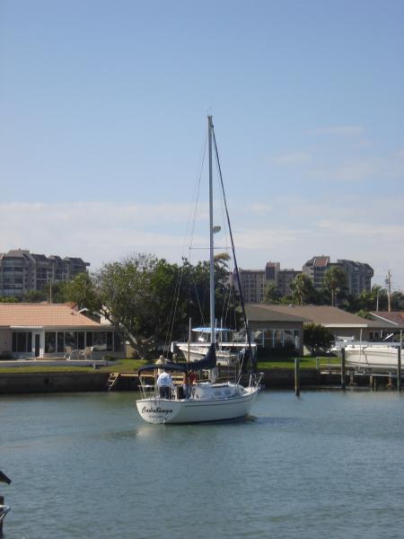 leaving the dock