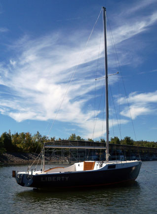 Liberty on mooring 02