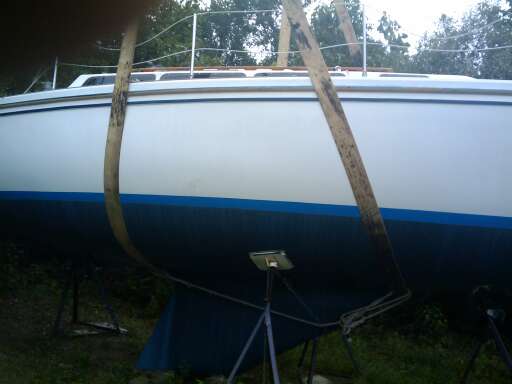 Lifting it up onto the trailer
