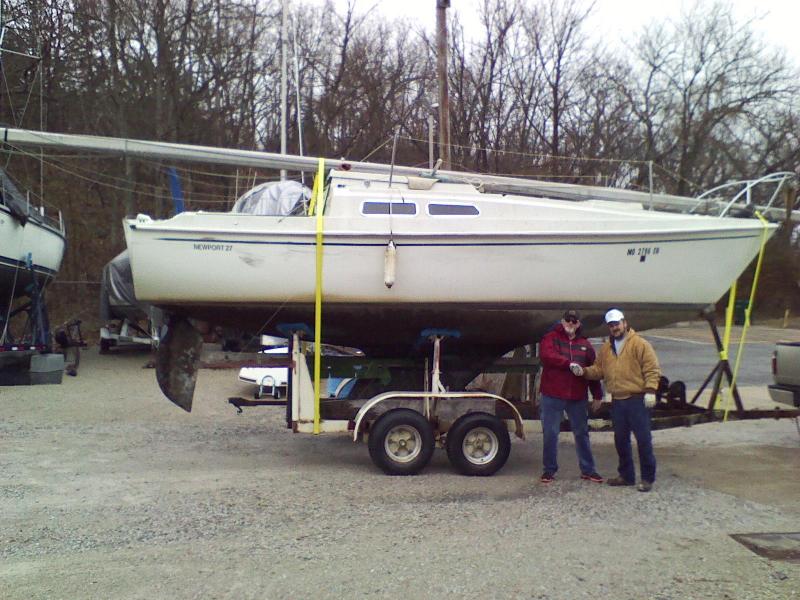 Loaded and ready to bring him home. 6 hours and $500 invested in new wheel bearings and we arrived.