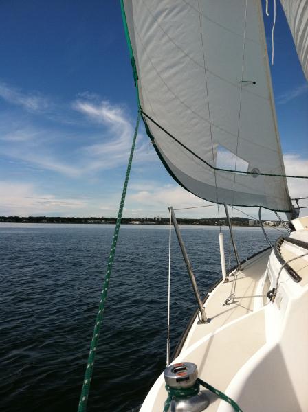 Looking towards West haven, CT