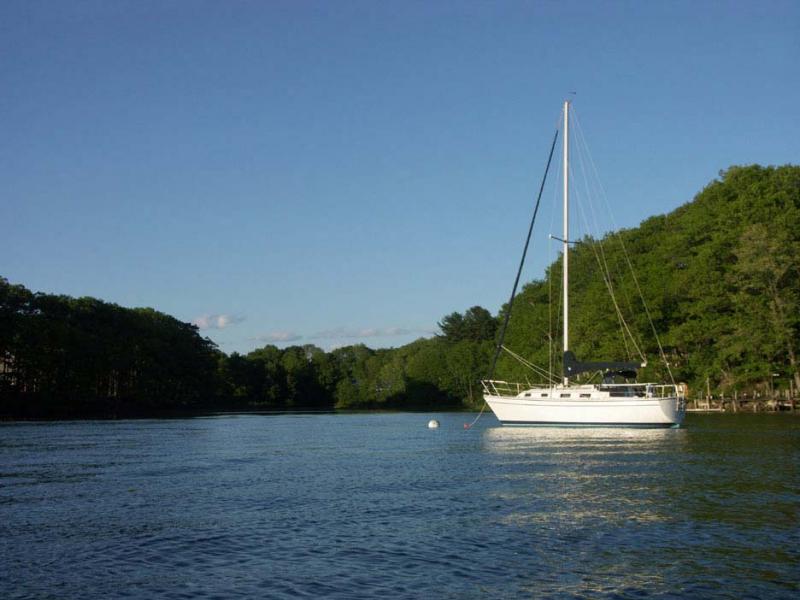 Loreley at her mooring