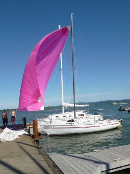 Lov'n my pink Spinnaker