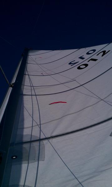 Macgregor 26D new mainsail