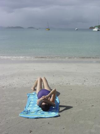 Maho Bay bathing beauty