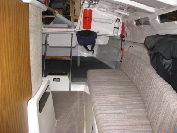 Main cabin, fwd looking aft