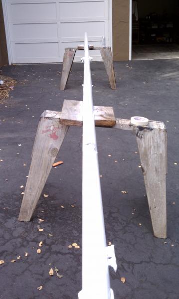 Mast painted