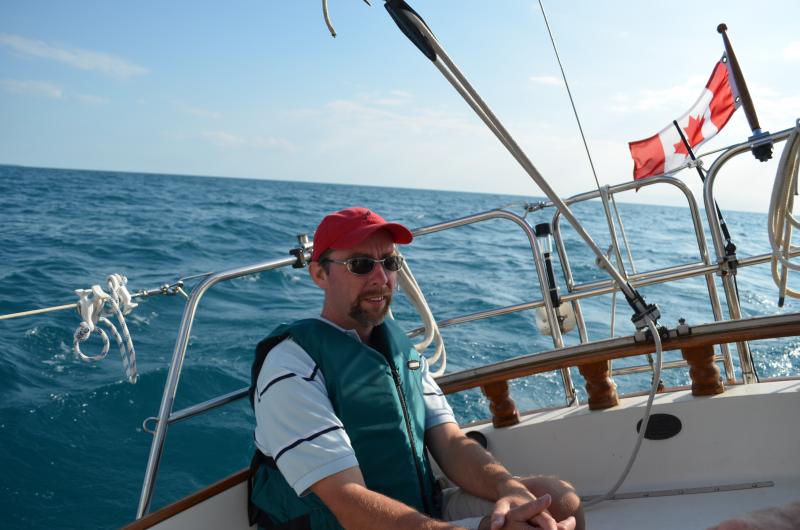 Me sailing on Chuck Dickson's Bayfield 25 out of Bayfield, ON. I would trade my Sirius for one of these.