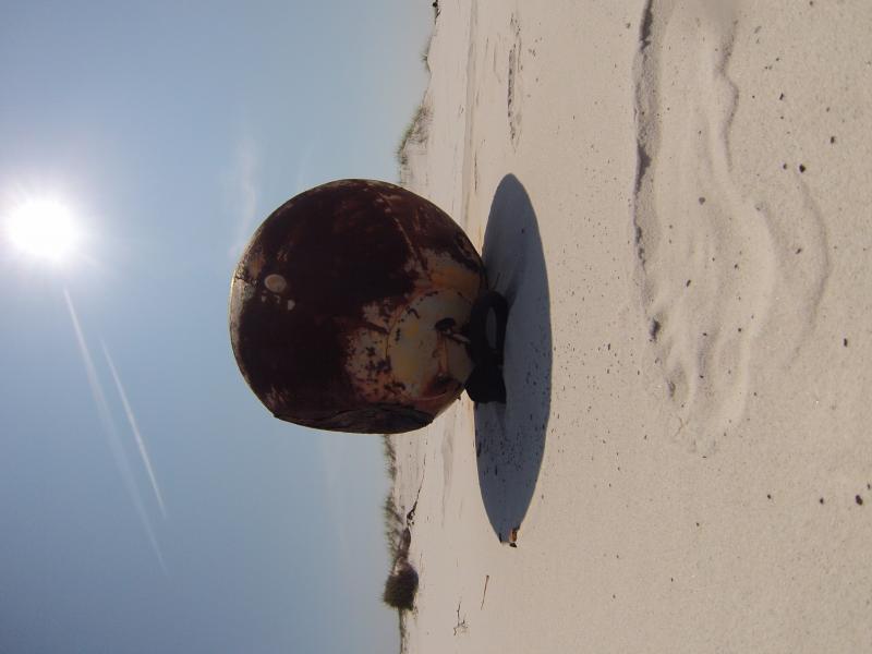 Metal bouy? Found close to the Eastern shore Cat Island