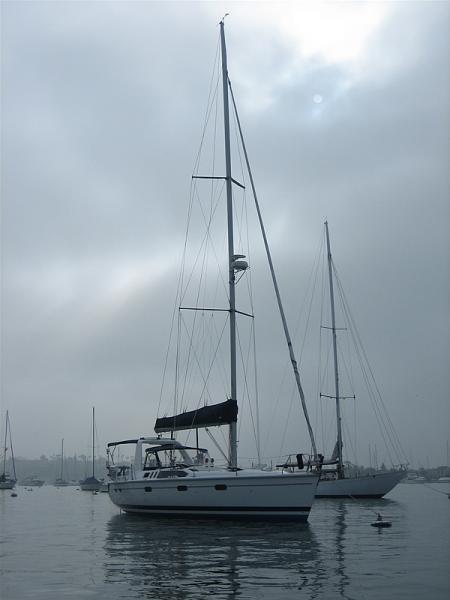 Moored at Newport Beach Harbor, CA.