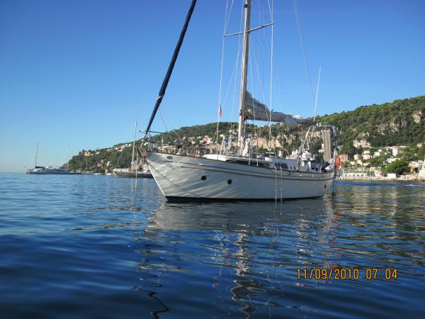 Moored at Villefranche - superb anchorage