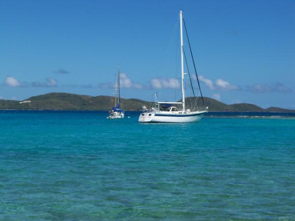 Moored in the Spanish Virgin Islands