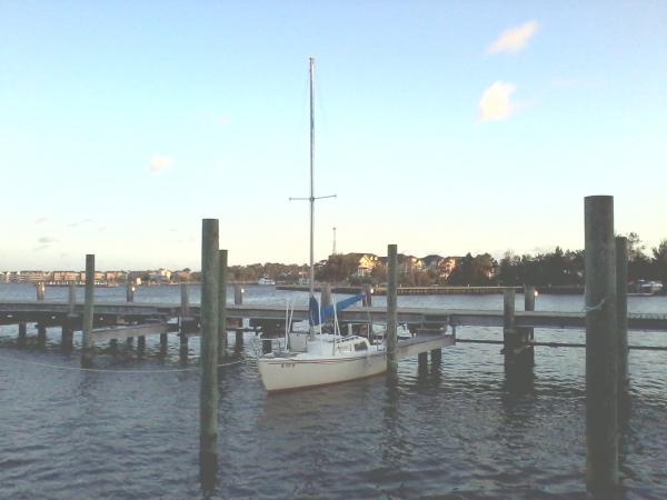 Moored on the 48 hr free transient dock