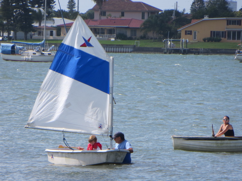 Moshe, the next generation of Singerman sailors at Sail school