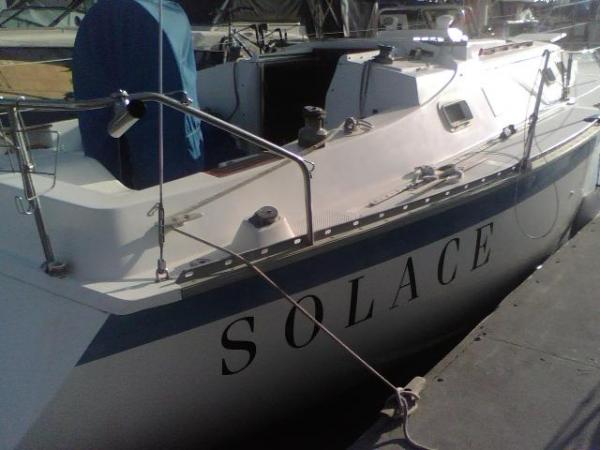 My boat- Solace...