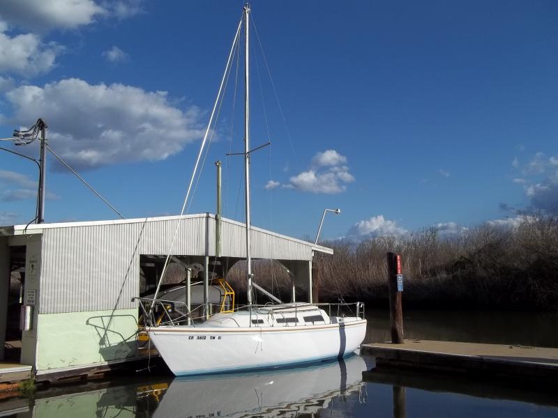 My finished 1983 25' Catalina...She took some work but oh so worth it. Time to learn how to sail this beauty!