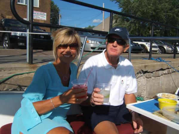 My First Mate and her dad, August 2008