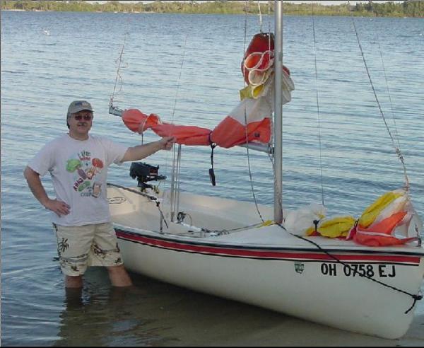 My Florida boat, a 1981 Lockley Newport 14-7.  It lives at my daughter's house in Clearwater.  My son-in-law and I have a blast running up and down the intercoastal.