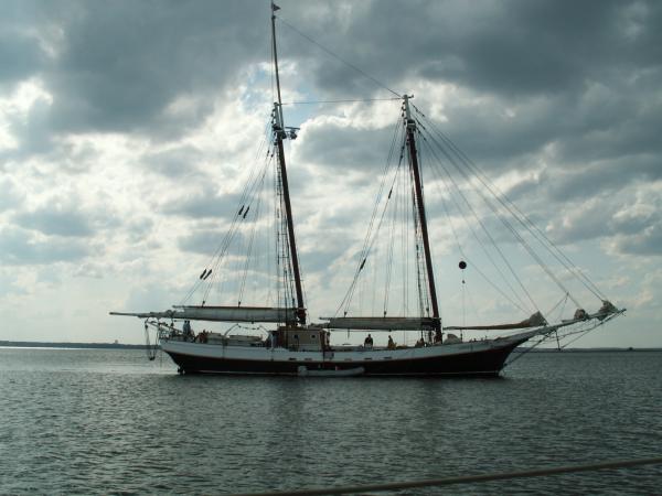 Neighbor in anchorage at Cumberland Island GA