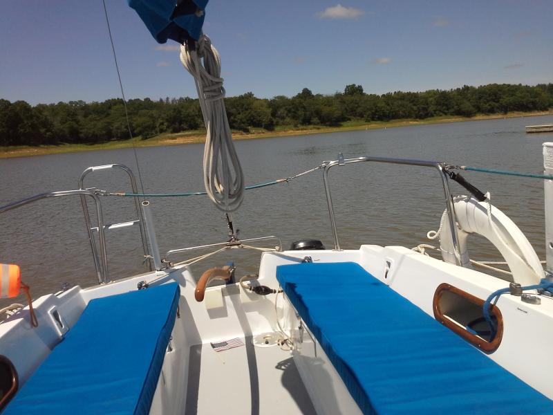 New cockpit cushions, 2015