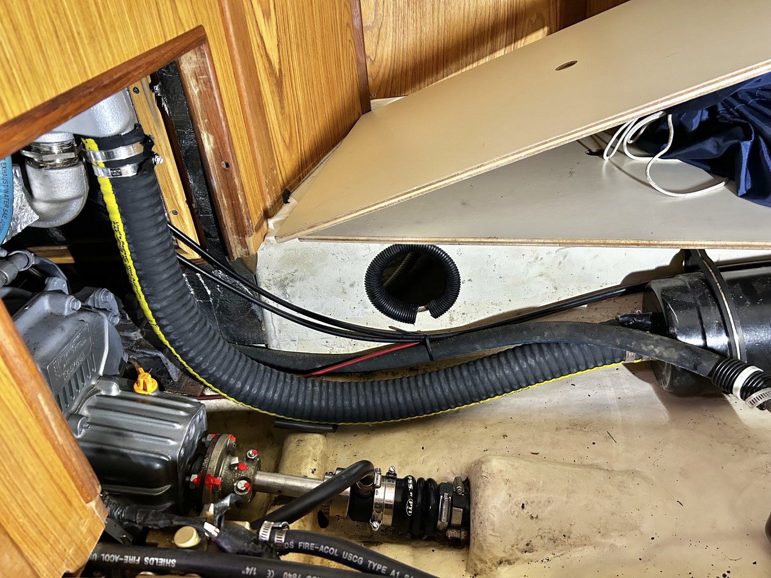 New Hose from Mixing Elbow