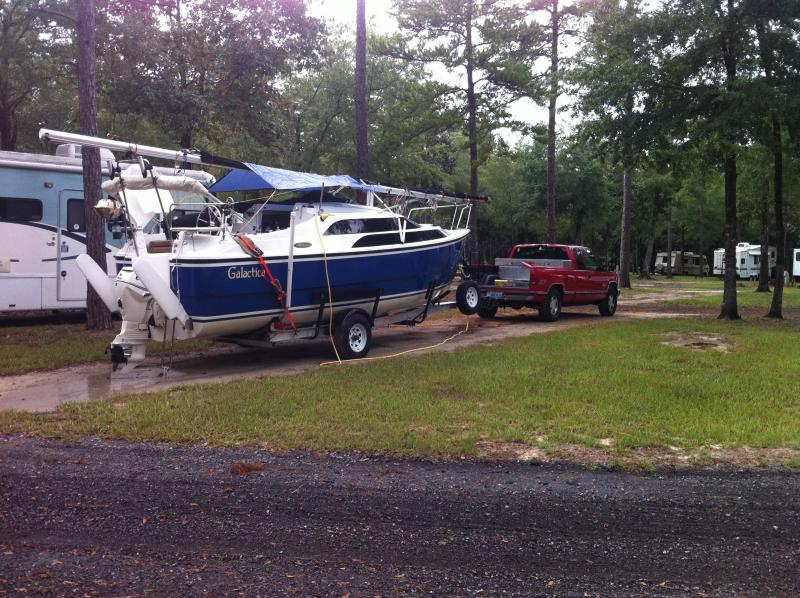 Not your ordinary RV.  KOA Campground in the Florida panhandle.