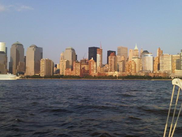 NYC skyline from the Southern Cross