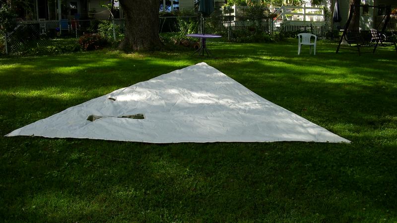 O'Day 22 Fractional Mainsail.
Luff 24.50
Leech 25.80
Foot 9.00