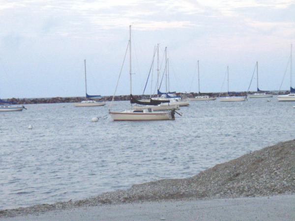 On her mooring at South Shore in Milwaukee