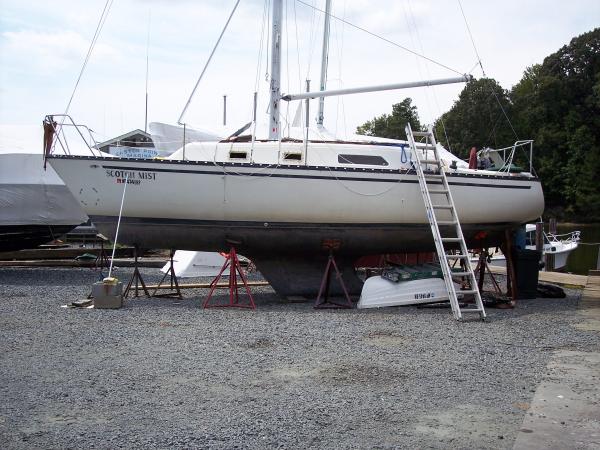 On the Hard @ Easton Point Marina. Classic 1977 Hunter 30 . Ready for Refit. You can Purchase and Make her to Your Liking? Today $5,200.00   

I am going to the Philippines in the Spring and Need a Lager Boat(= Visit Dad
