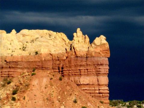 on the way to Heron Lake - spectacular landscapes and country of Northern NM  - Ghost Ranch