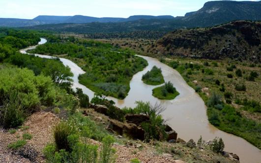 on the way to Heron Lake - spectacular landscapes and country of Northern NM