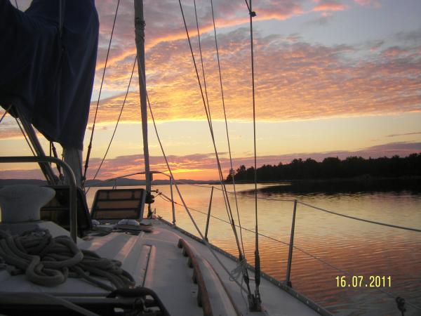 one of many gorgeous sunsets