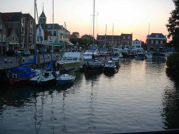 One of the harbour of Willemstad, lying center town