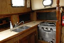 Ophira 57 Propane stove in galley