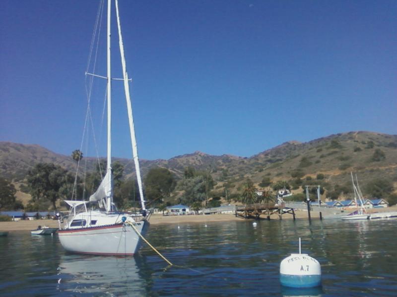 Our favorite spot, Howlands Landing Catalina Island