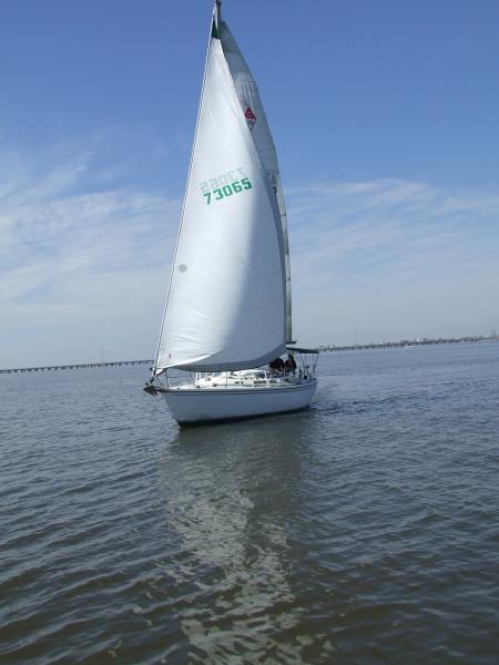 Our first sail