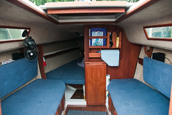 Our Hunter 23 cabin