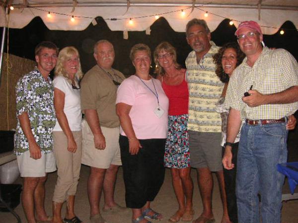 Our little group: L-R/ Ed and Sue, Craig and Sue Randi and I, Christina and Dan