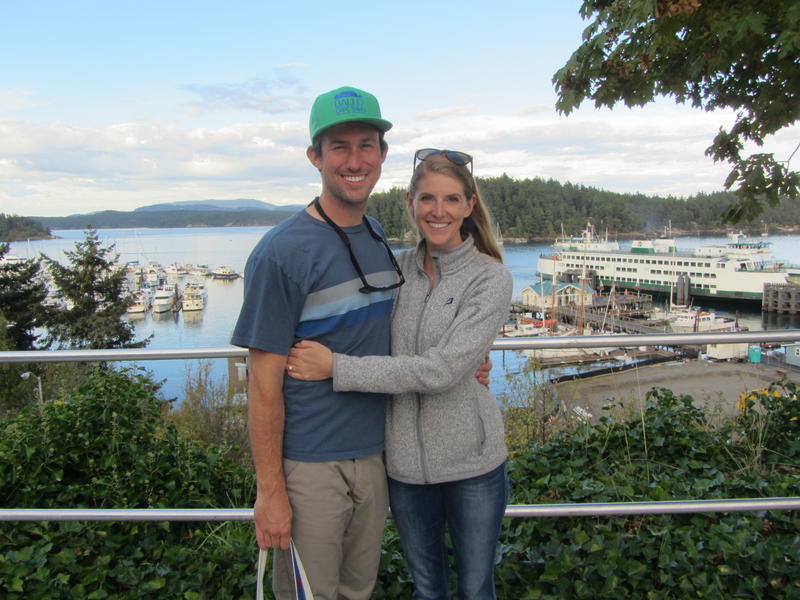 Out to dinner in Friday Harbor