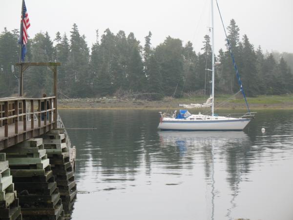 Peaceful morning on Warren Island.