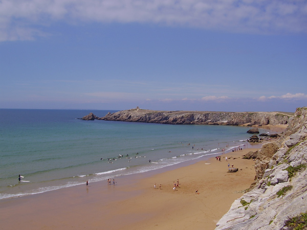 plage cote sauvage