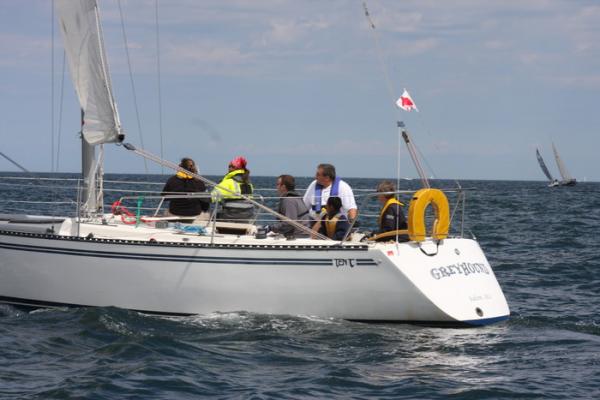 Racing off Marblehead